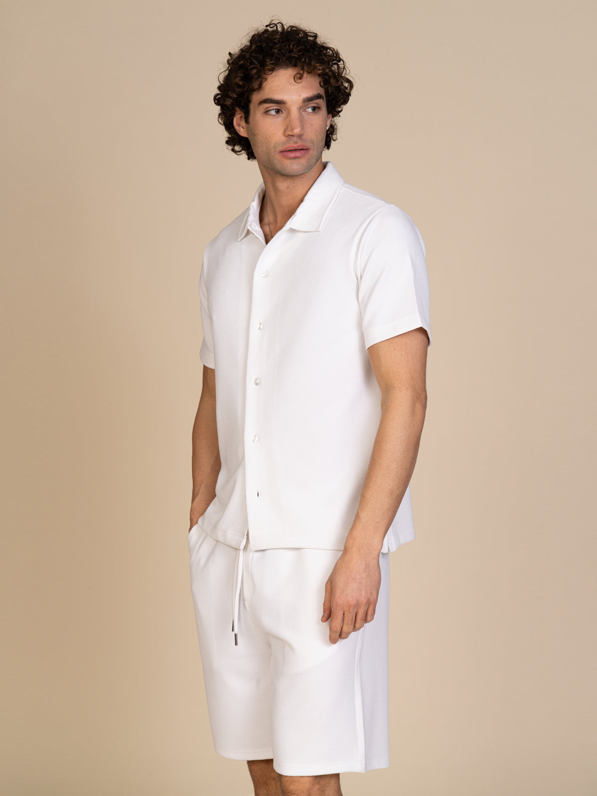 Camicia mezza manica |Colore:Bianco