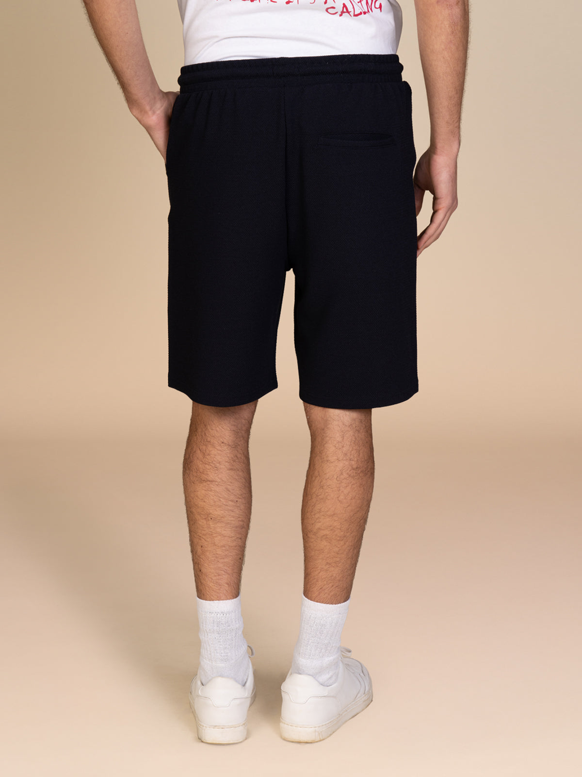 Bermuda in felpa|Colore:Blu