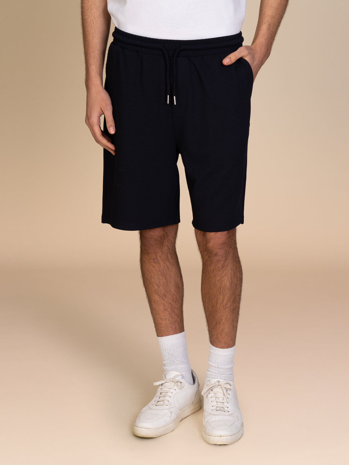 Bermuda in felpa|Colore:Blu