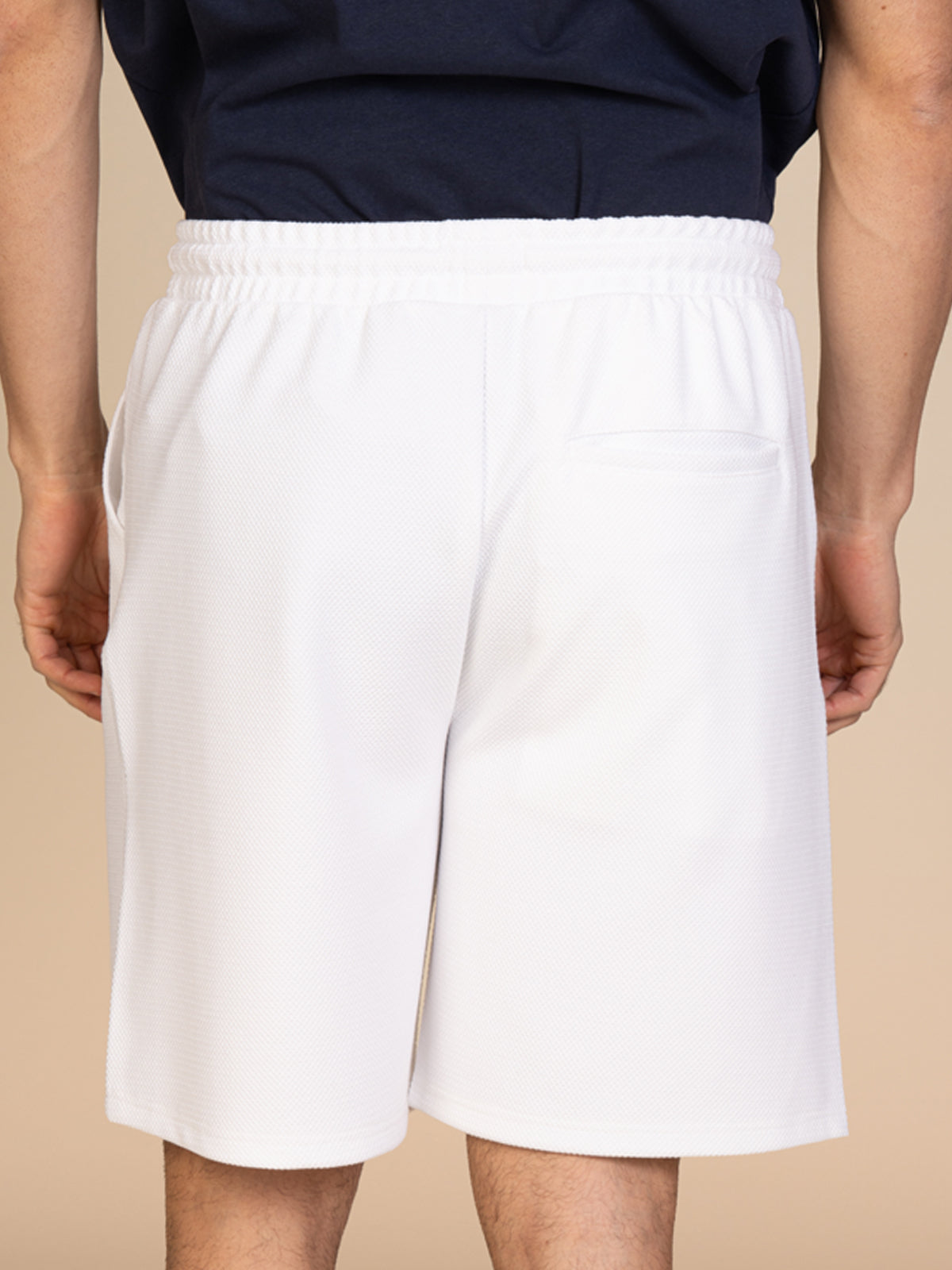 Bermuda in felpa|Colore:Bianco