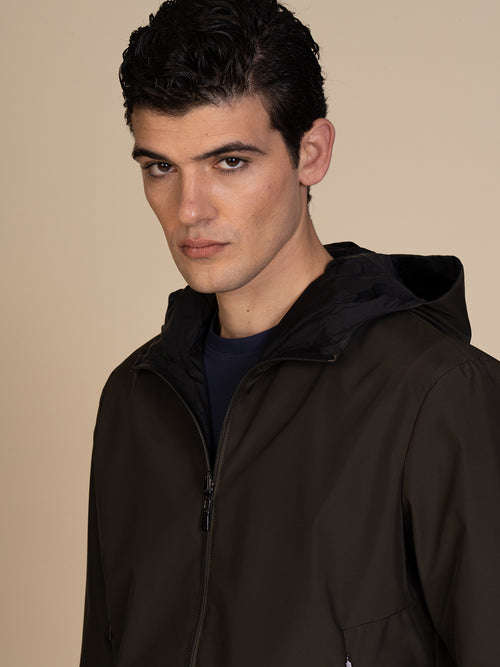 Giubbotto reversibile con cappuccio|Colore:Verde