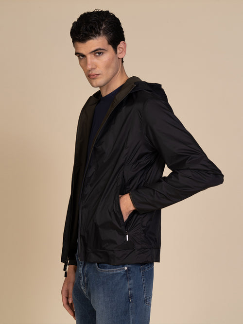 Giubbotto reversibile con cappuccio|Colore:Verde