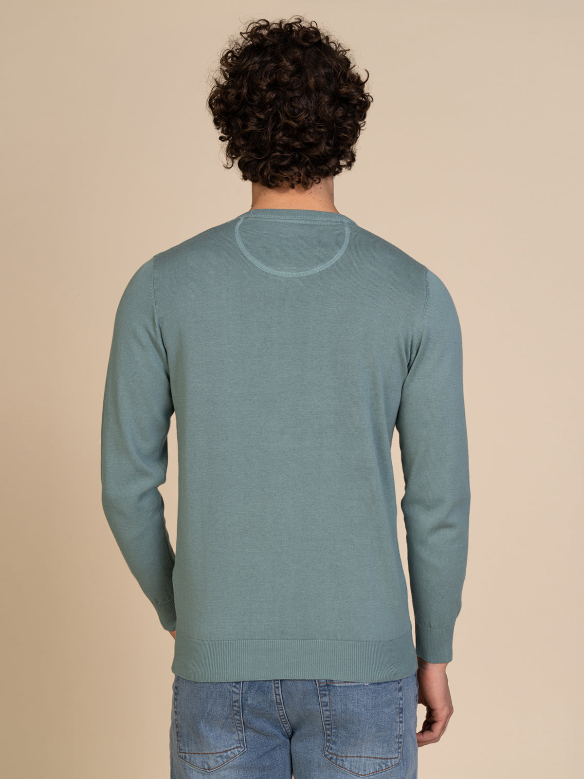 Maglia basic girocollo |Colore:Salvia