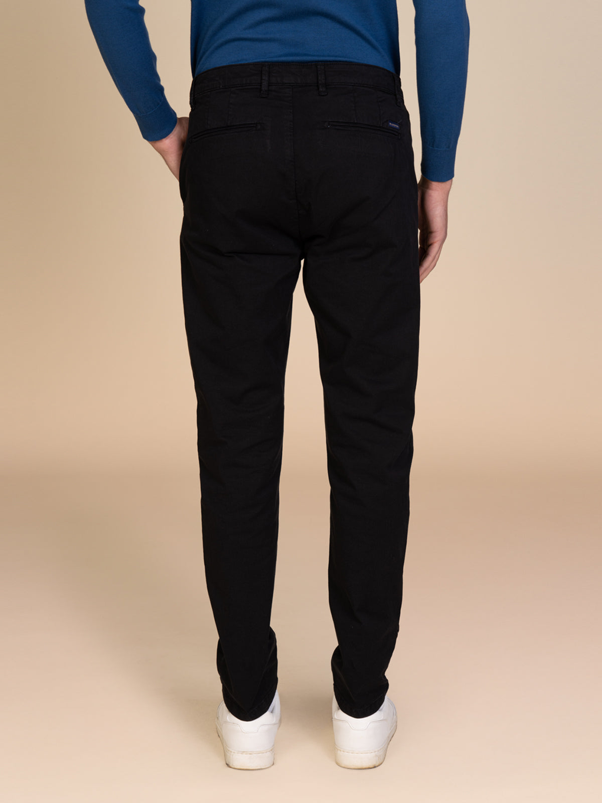 Pantaloni gabardina tasca America|Colore:Nero