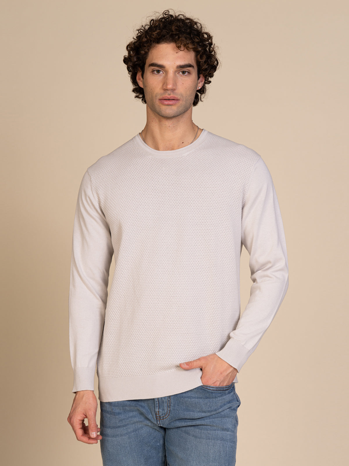 Maglia girocollo |Colore:Ghiaccio