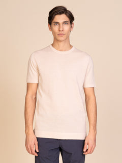 Maglia girocollo mezza manica|Colore:Sabbia