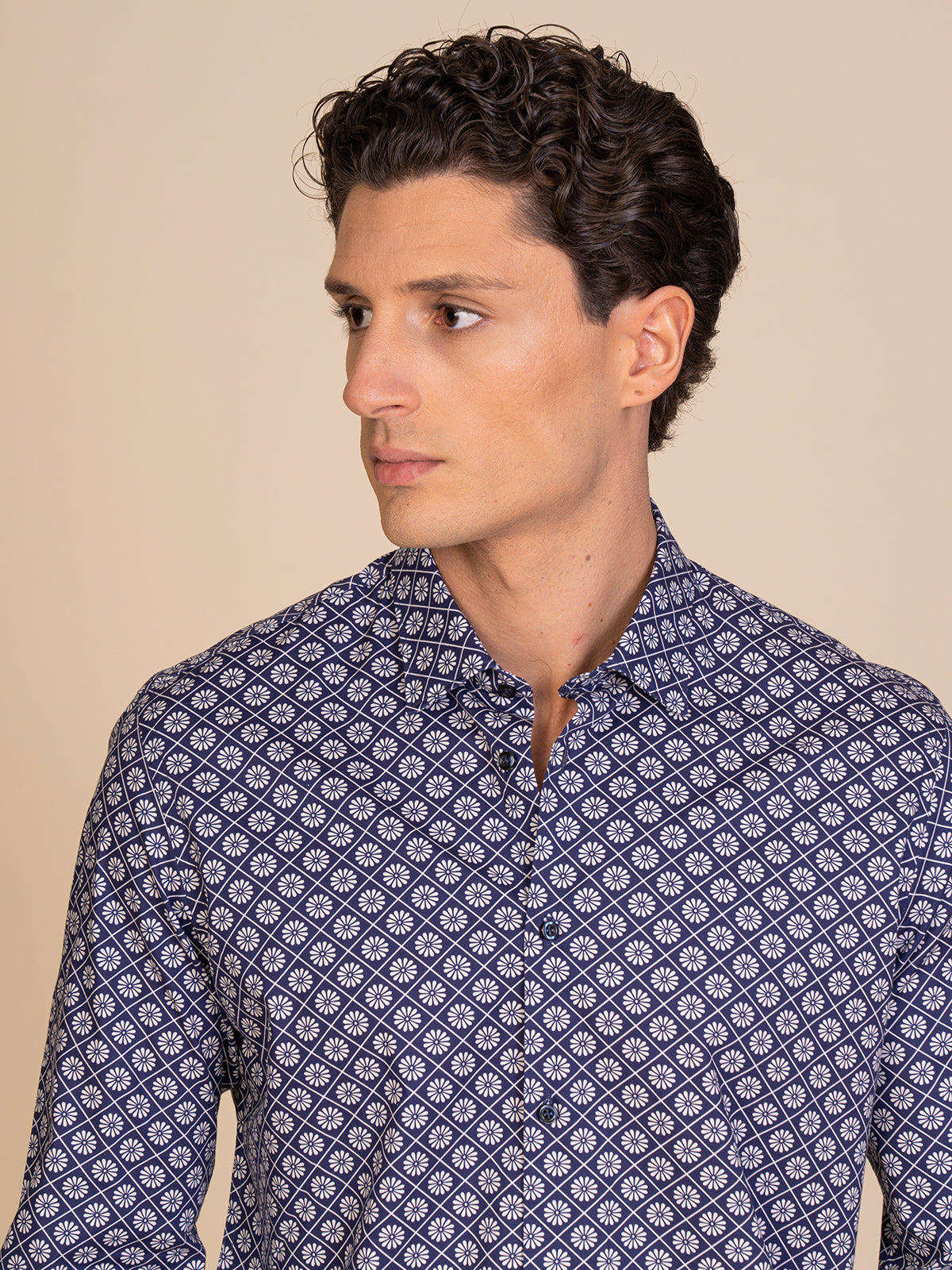 Camicia collo classico fantasia|Colore:Fantasia 2