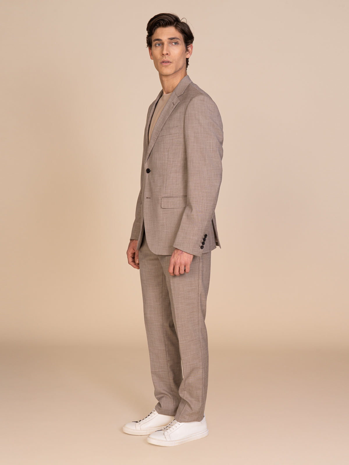 Abito uomo in tessuto misto|Colore:Beige