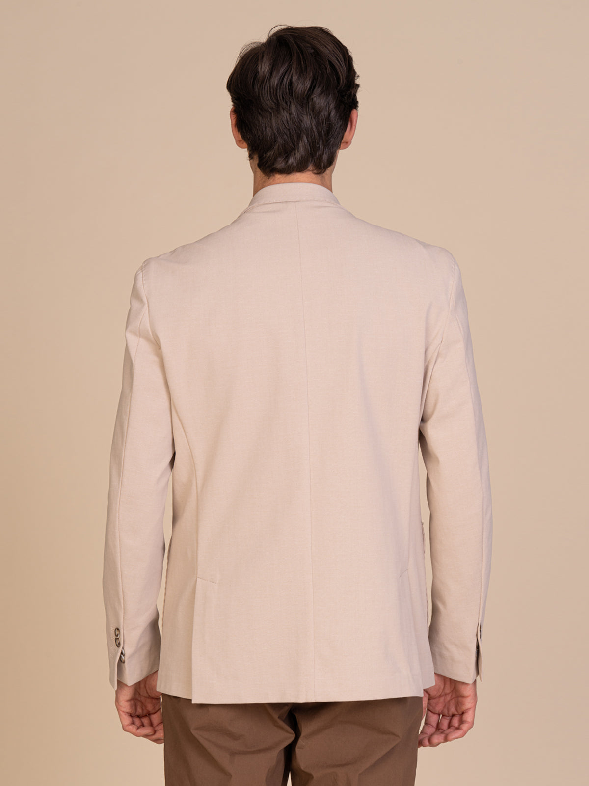 Giacca tinta unita|Colore:Beige