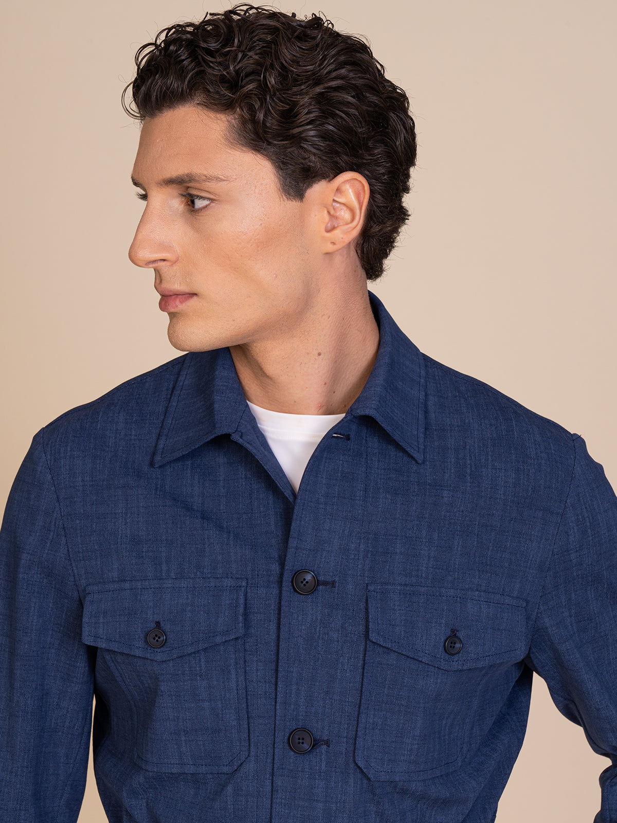 Giacca Safari|Colore:Blu