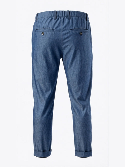 Pantaloni con laccio|Colore:Jeans