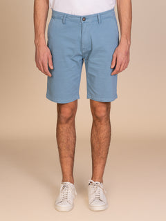 Bermuda chino armaturato|Colore:Azzurro