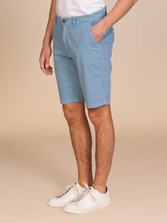 Bermuda chino armaturato|Colore:Azzurro