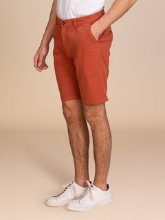 Bermuda chino armaturato|Colore:Ruggine