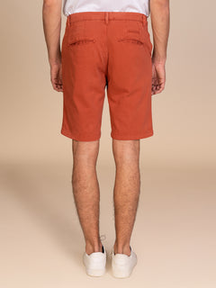 Bermuda chino armaturato|Colore:Ruggine
