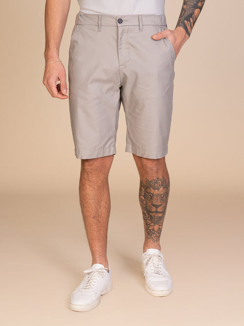 Bermuda chino|Colore:Grigio