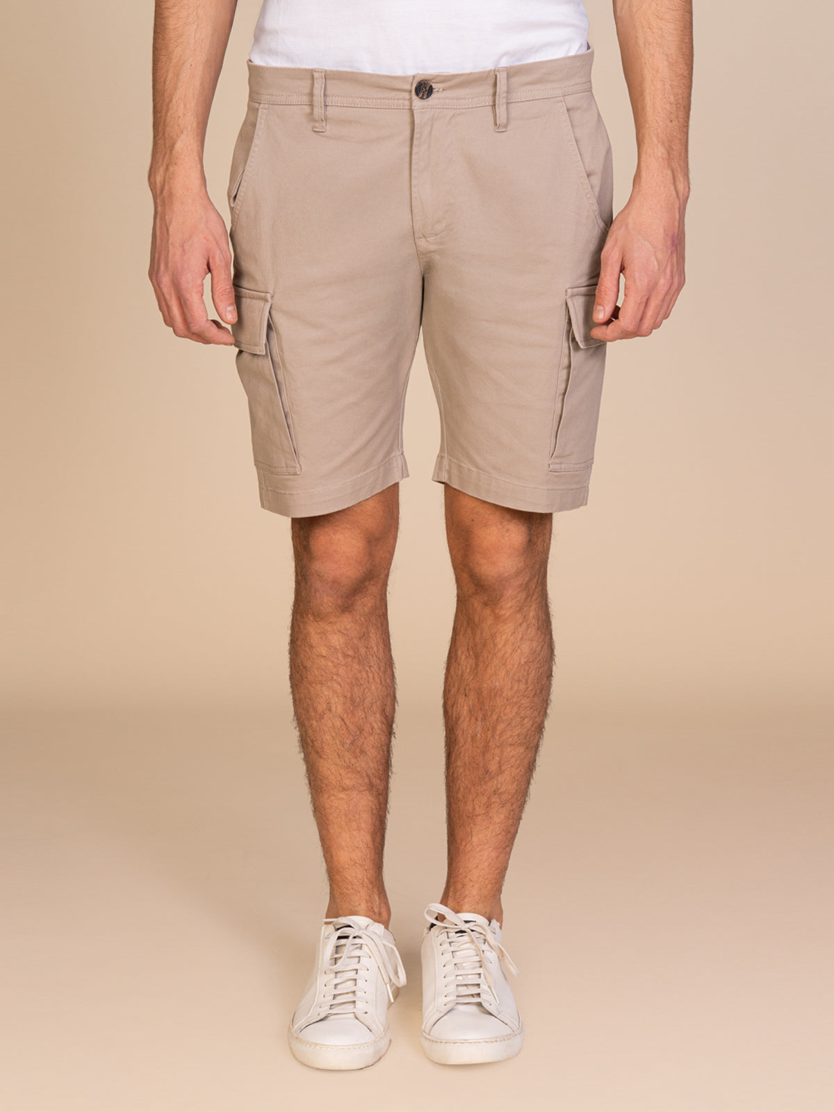 Bermuda con tasconi|Colore:Beige