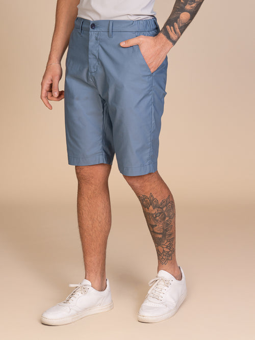 Bermuda chino|Colore:Azzurro