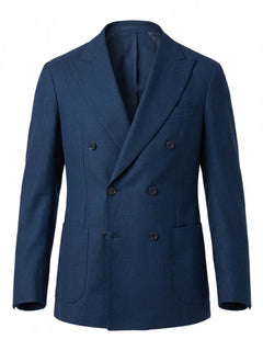 Giacca doppiopetto|Colore:Blu