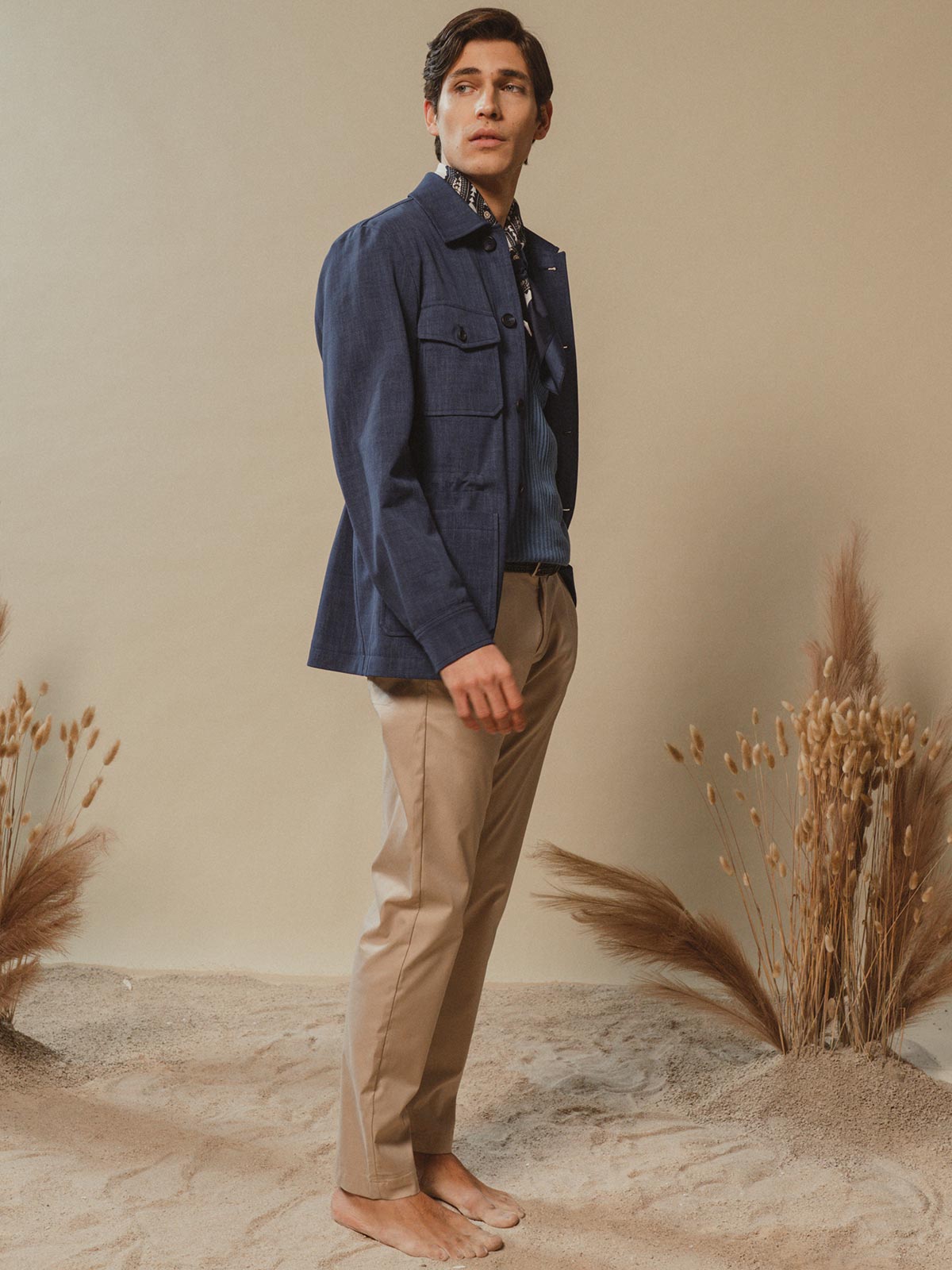 Giacca Safari|Colore:Blu