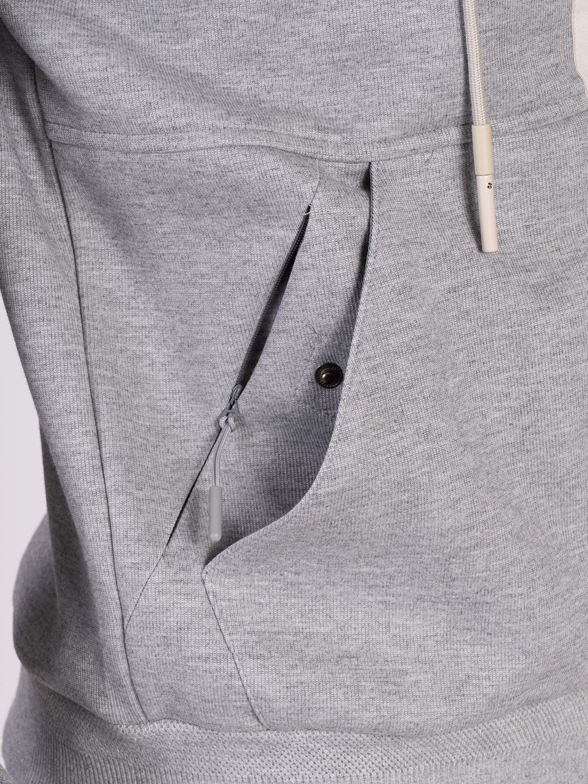 FELPA FULL ZIP|Colore:Grigio melange