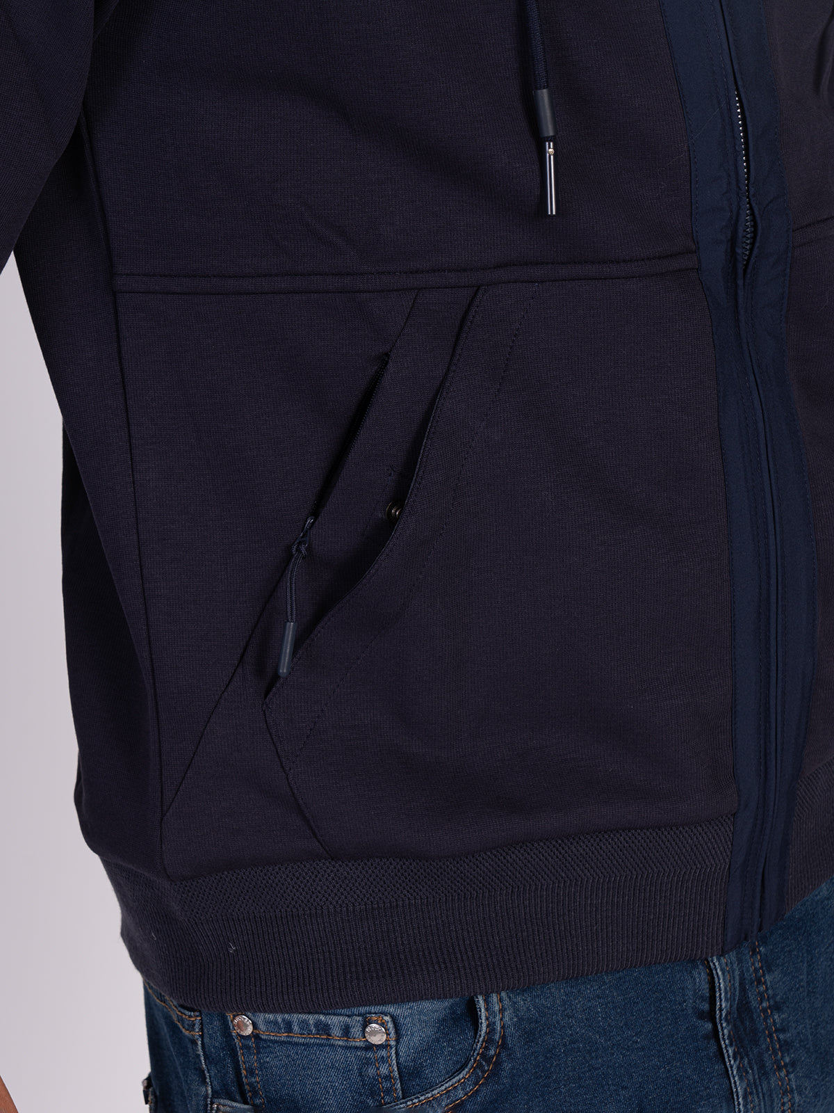 Felpa con zip|Colore:Blu