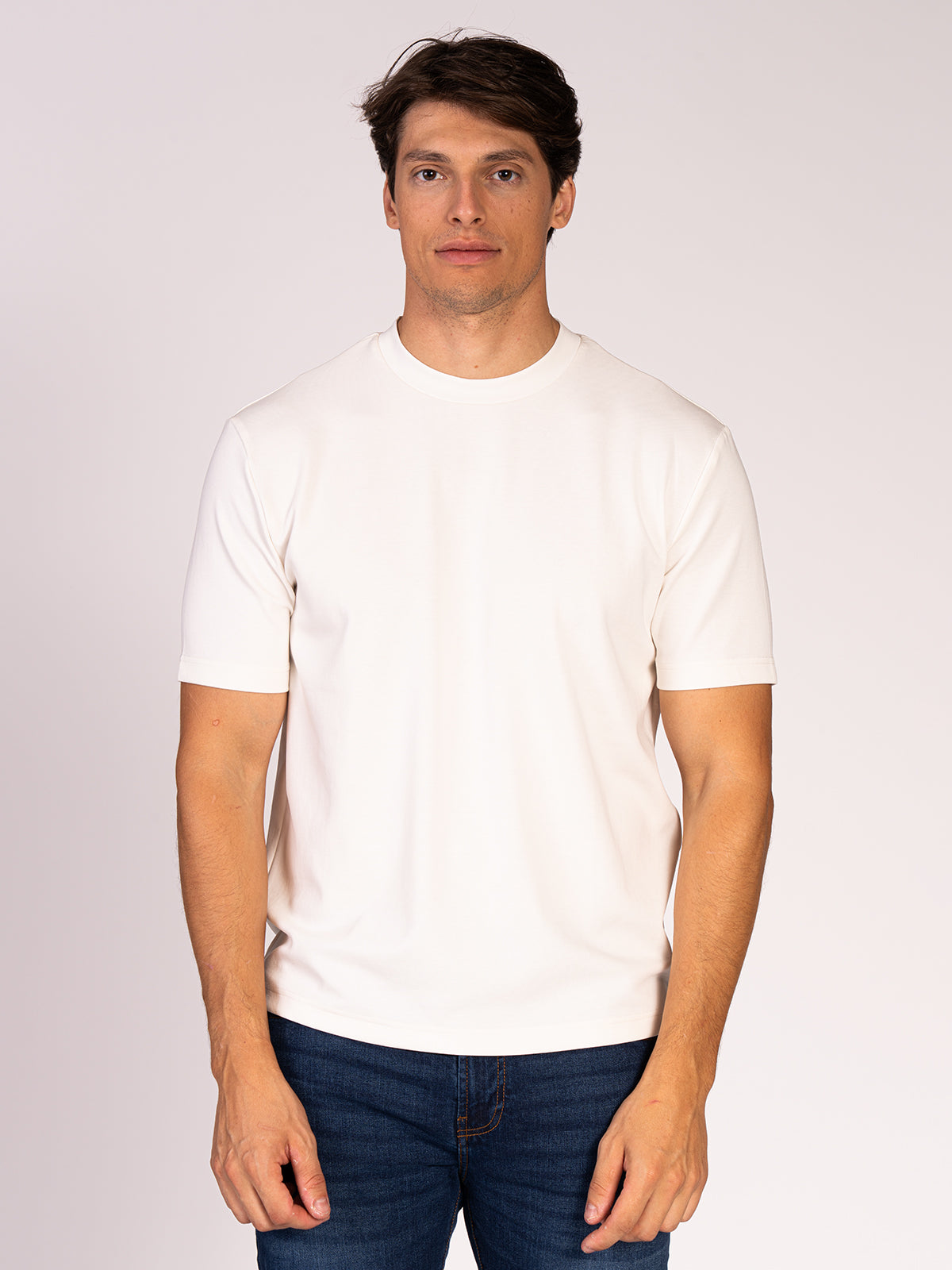 T-SHIRT GIROCOLLO |Colore:Bianco