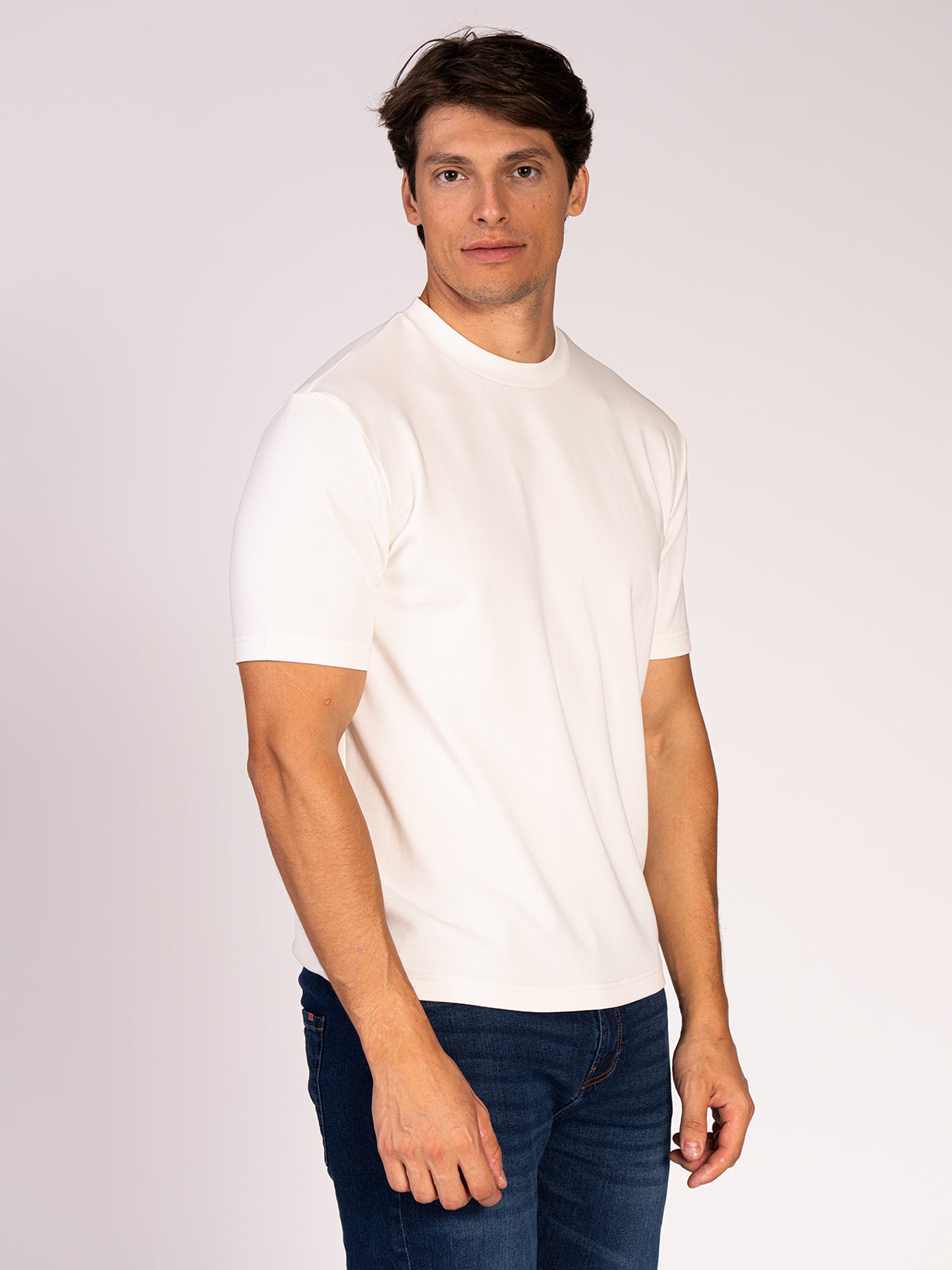 T-SHIRT IN JERSEY|Colore:Bianco