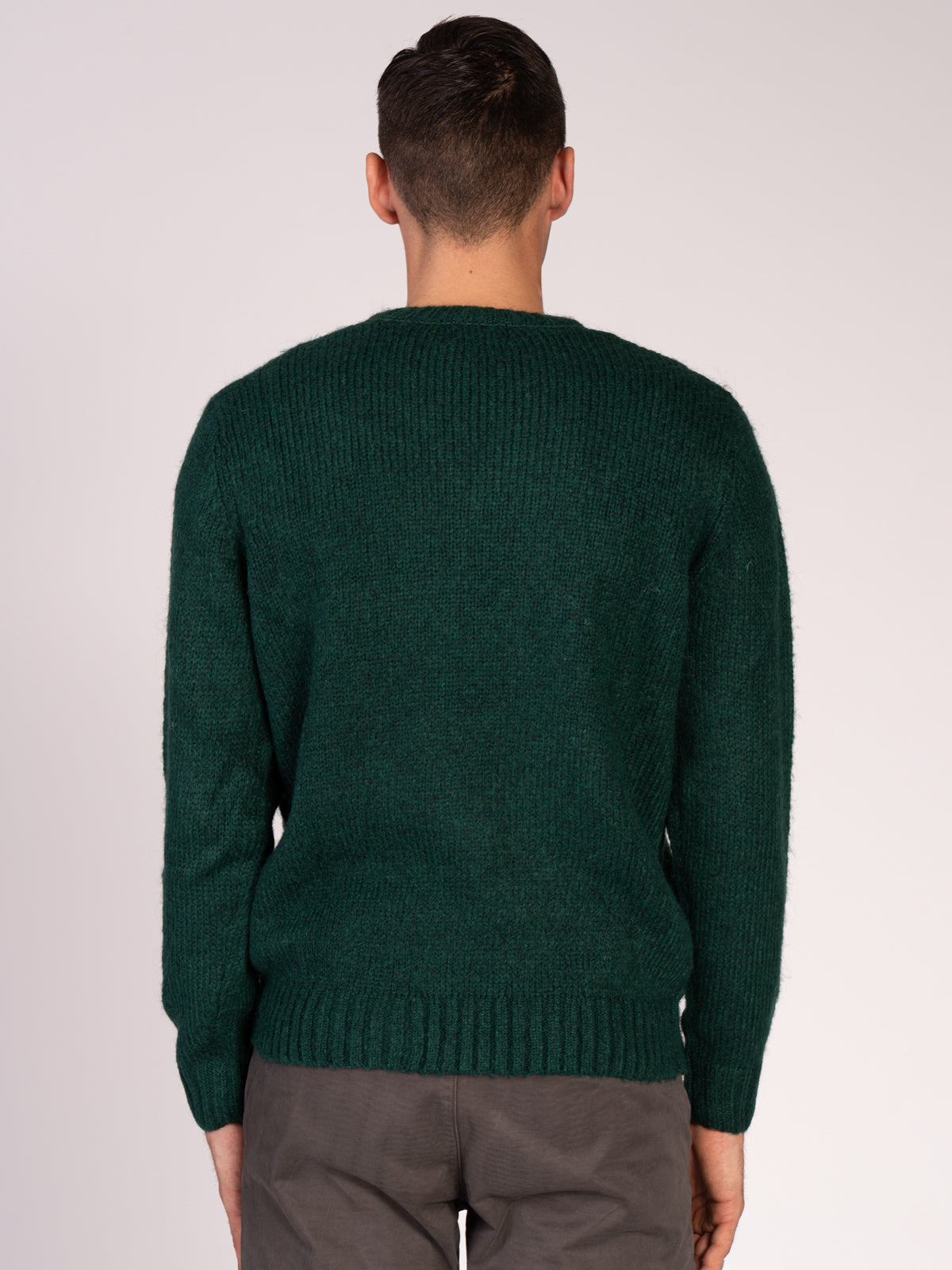 MAGLIA GIROCOLLO RASATA|Colore:Menta
