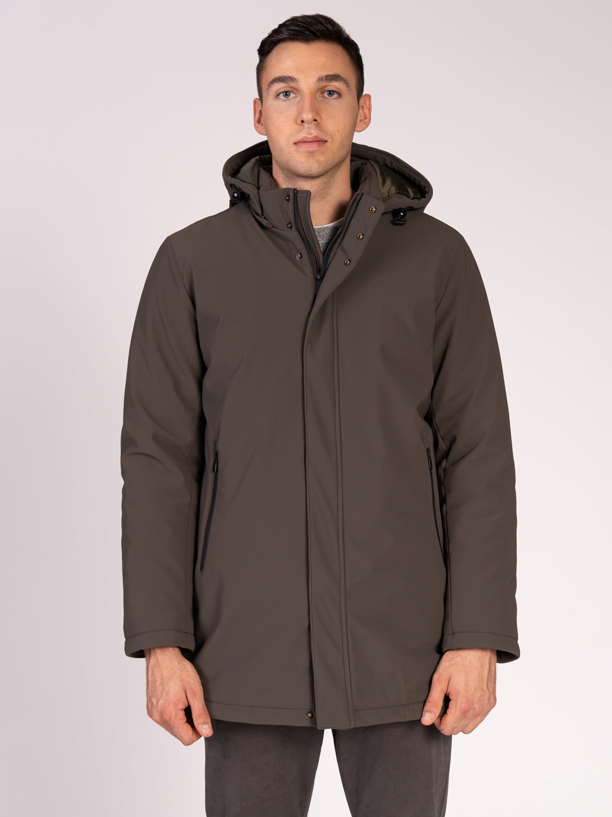 GIUBBOTTO LUNGO|Colore:Verde militare