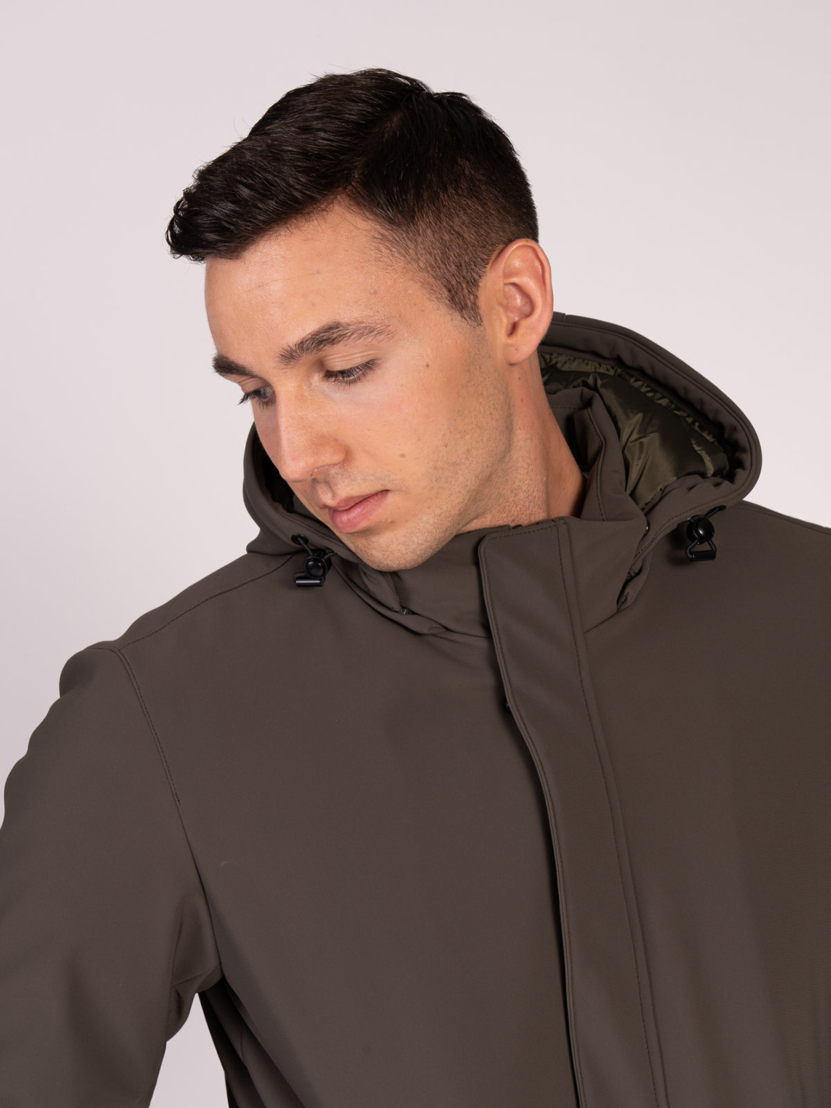 GIUBBOTTO LUNGO|Colore:Verde militare