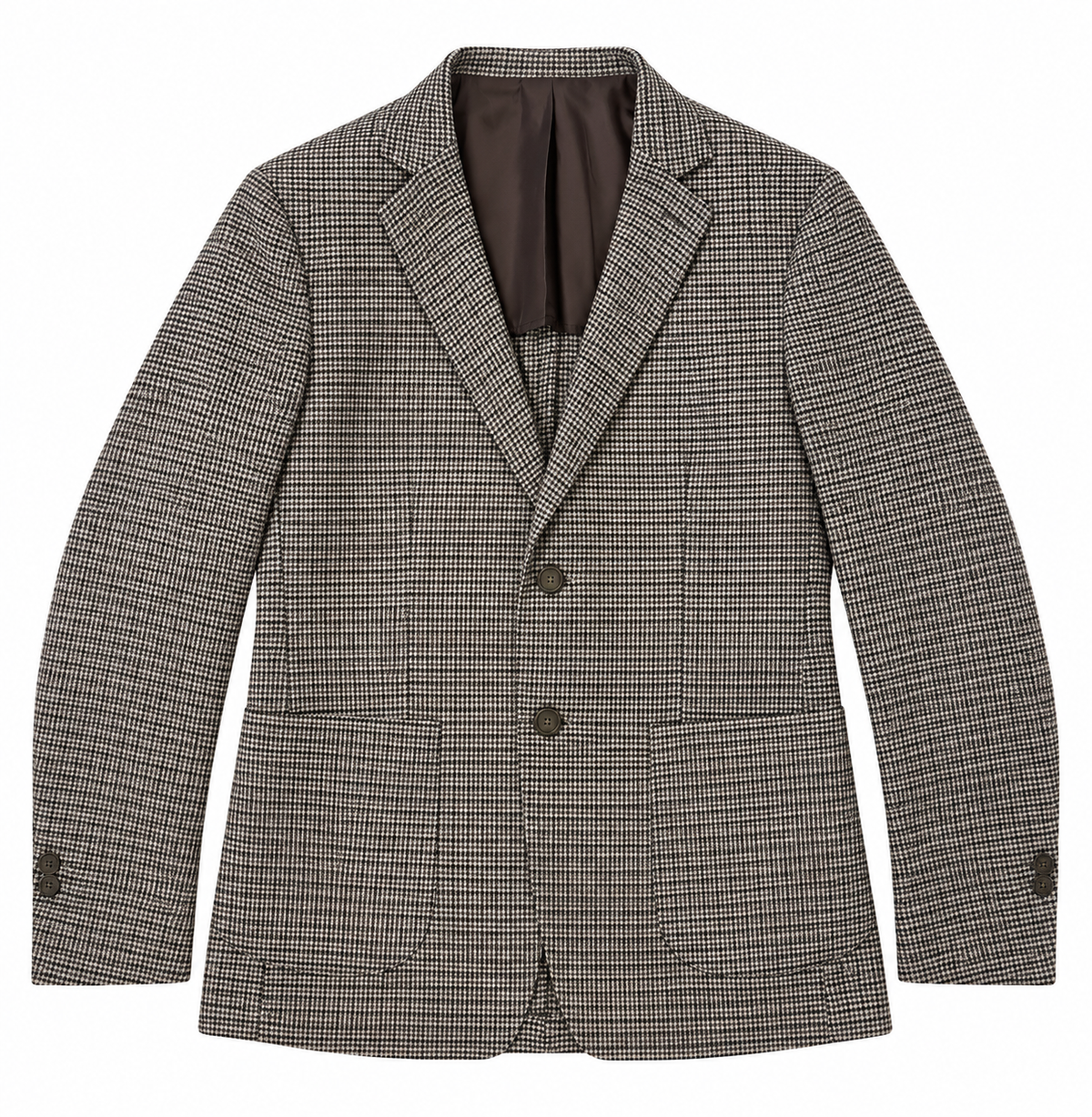 GIACCA PIED DE POULE|Colore:Perla