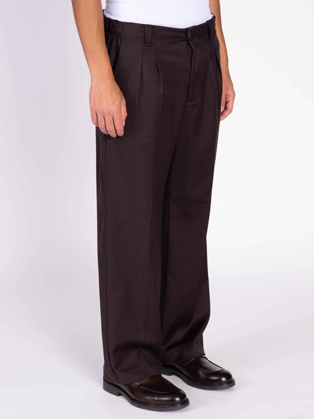 PANTALONE CON PENCE|Colore:Moro