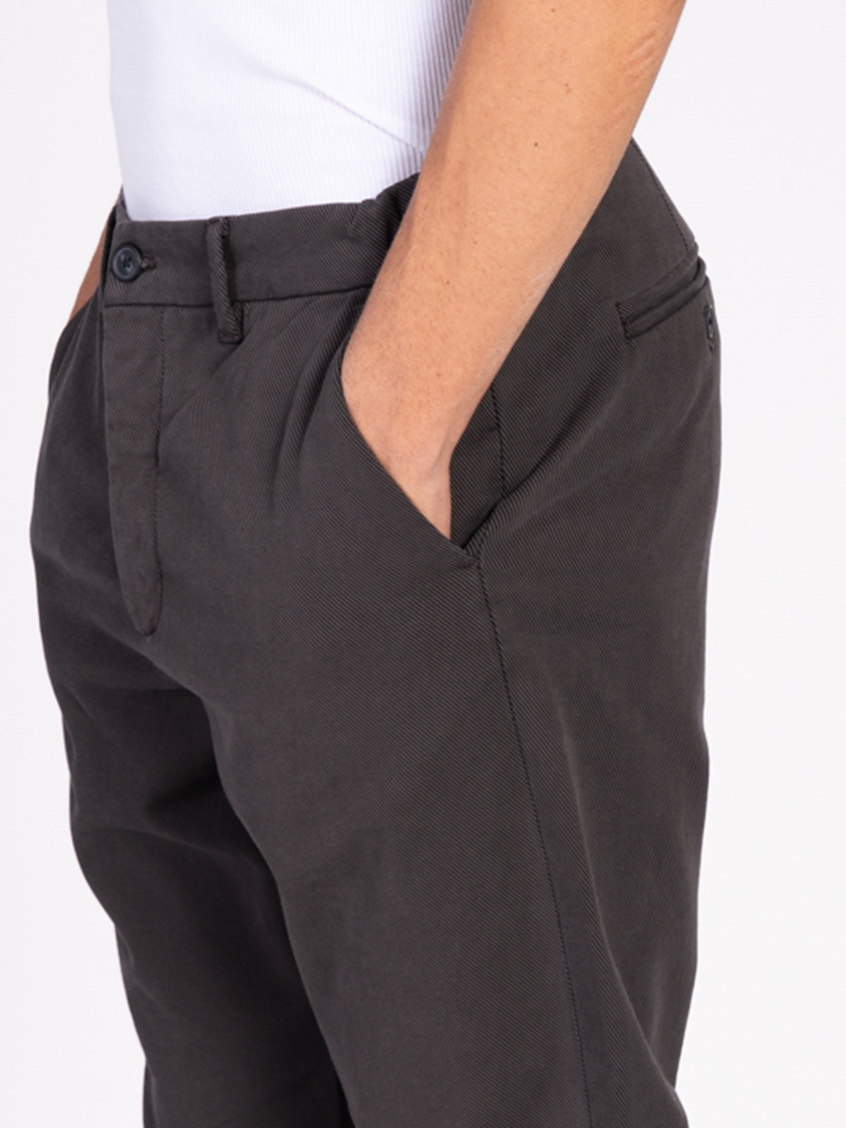 PANTALONE ARMATURATO TASCA AMERICA|Colore:Buio
