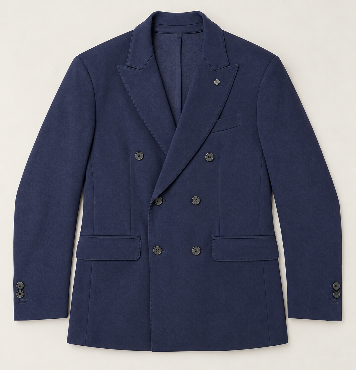 GIACCA DOPPIO PETTO|Colore:Bluette