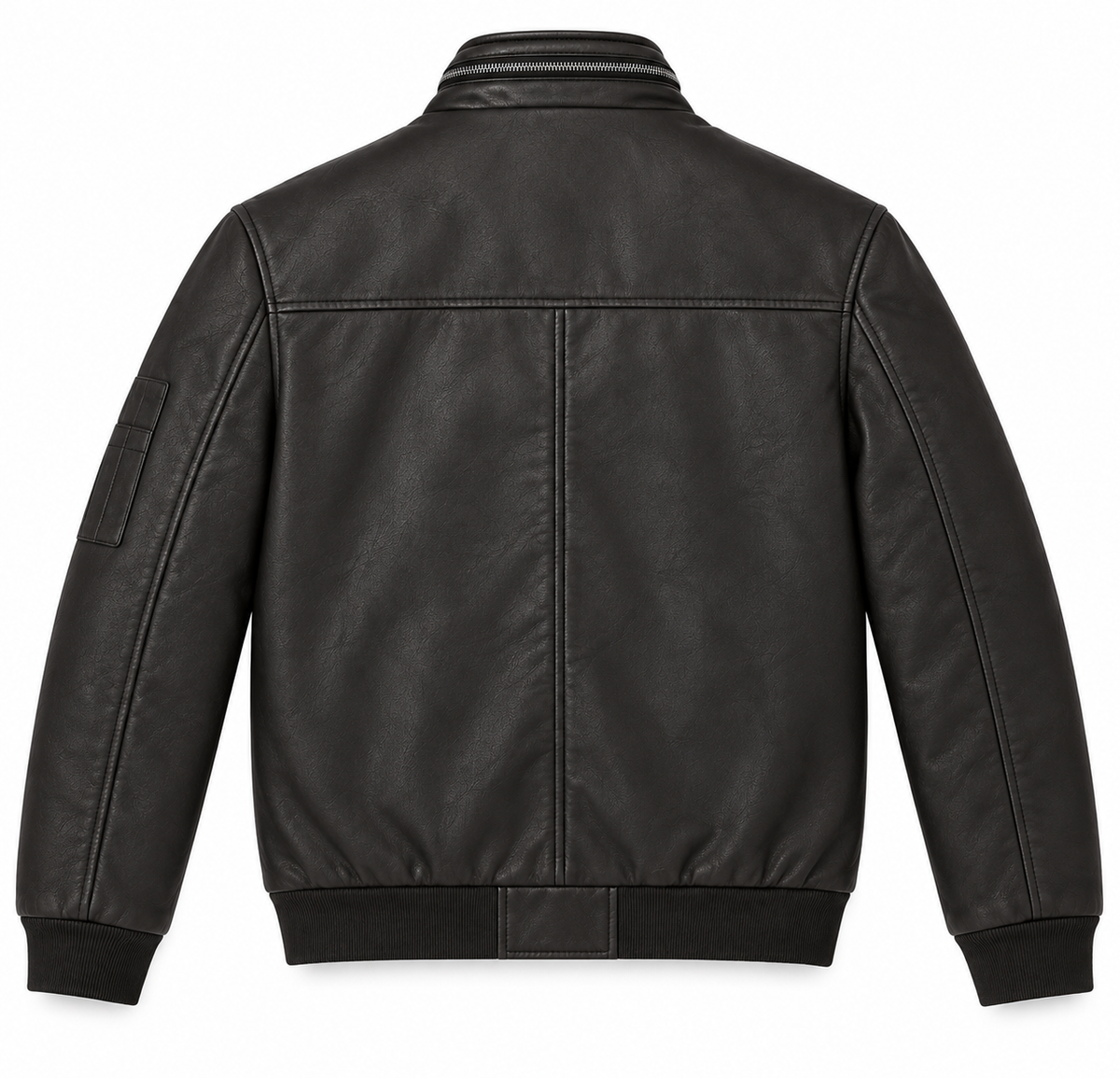 Giubbotto ecopelle|Colore:Nero