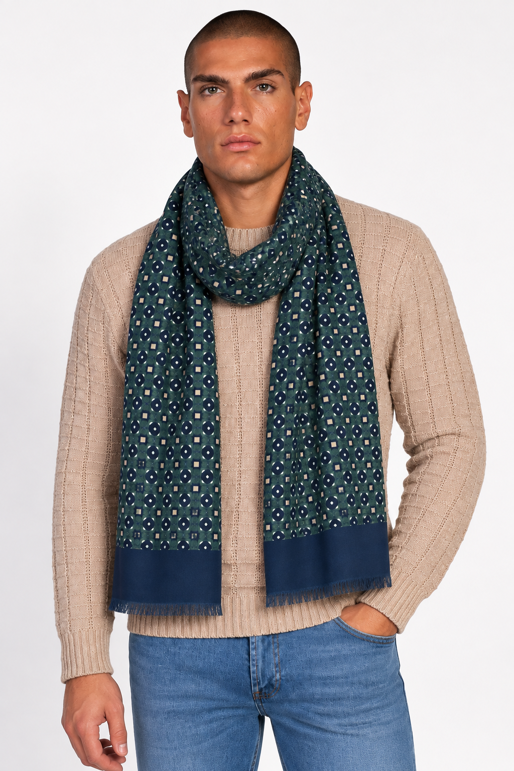 PASHMINA MICRO PATTERN|Colore:Verde