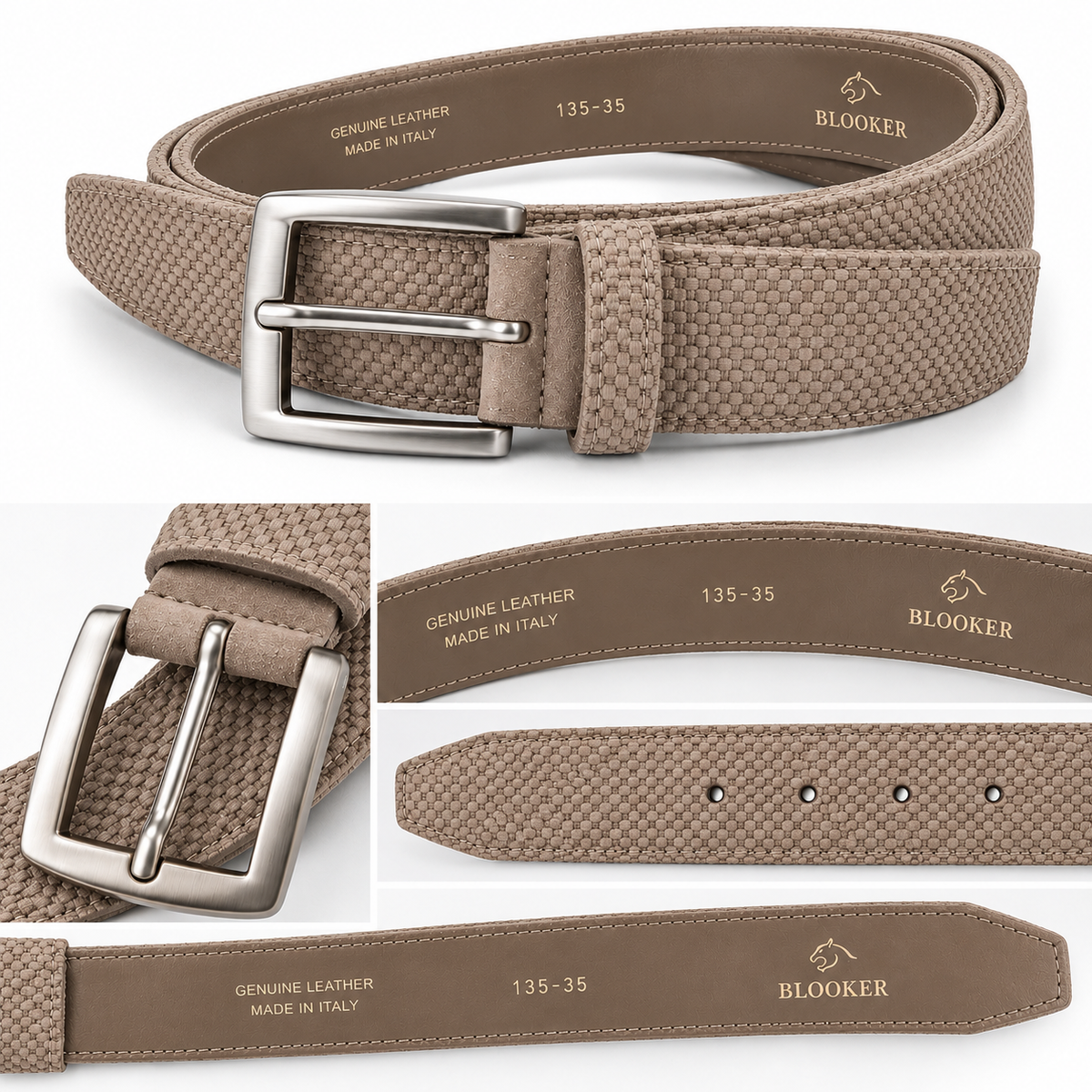 CINTURA INTRECCIATA|Colore:Taupe