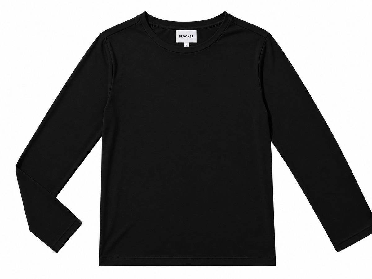 T-SHIRT MANICA LUNGA|Colore:Nero