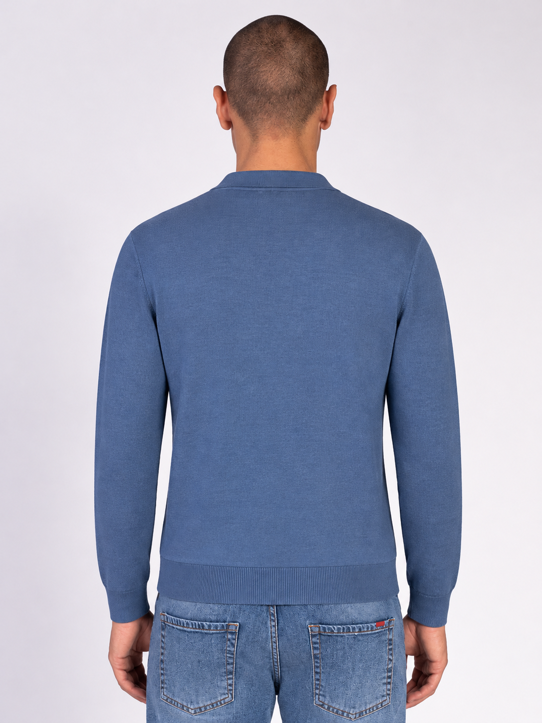 MAGLIA COLLO DERBY|Colore:Cielo