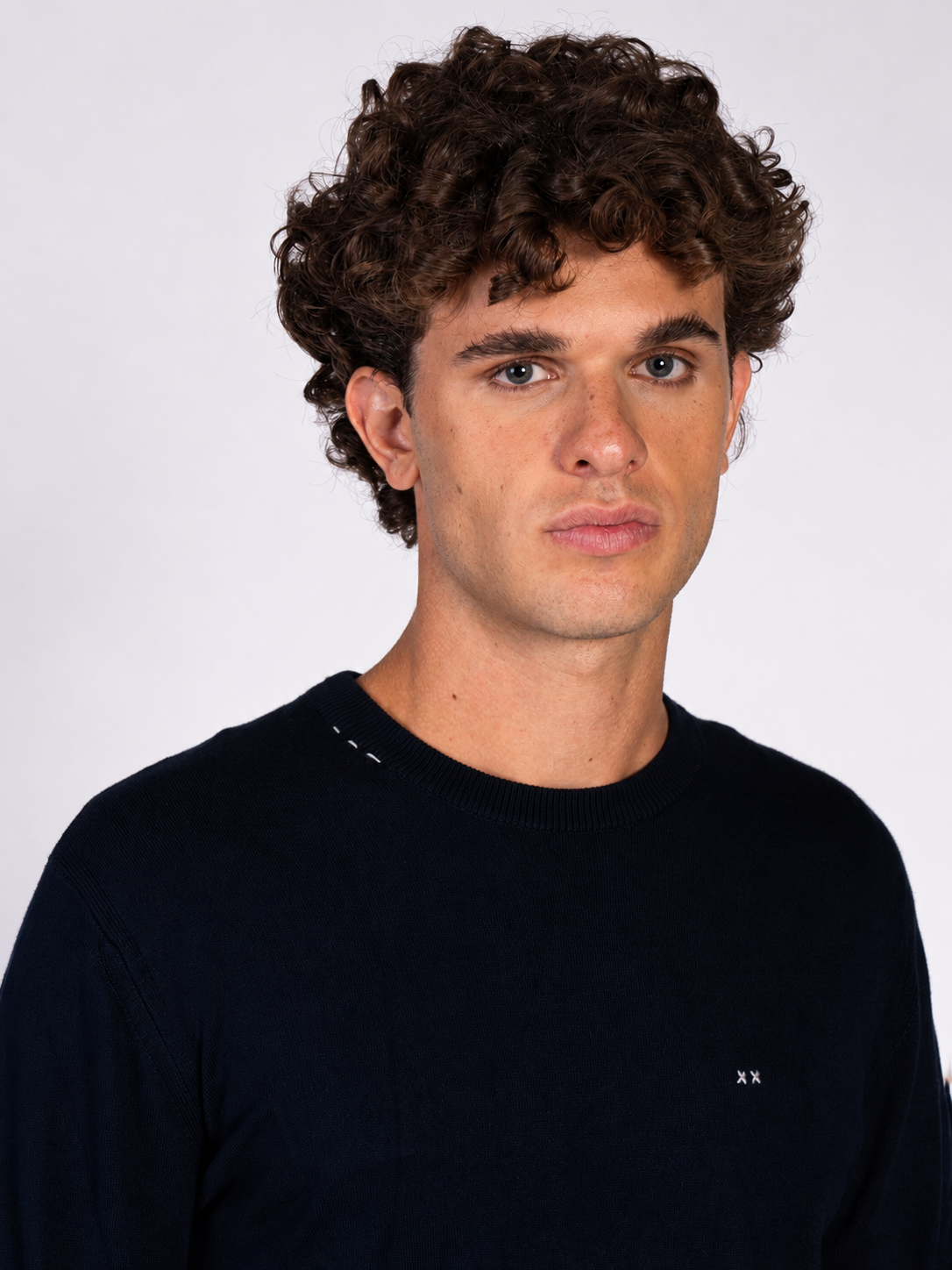 MAGLIA GIROCOLLO|Colore:Blu