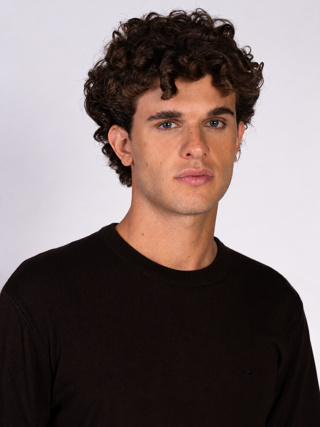 MAGLIA GIROCOLLO|Colore:Caffe'