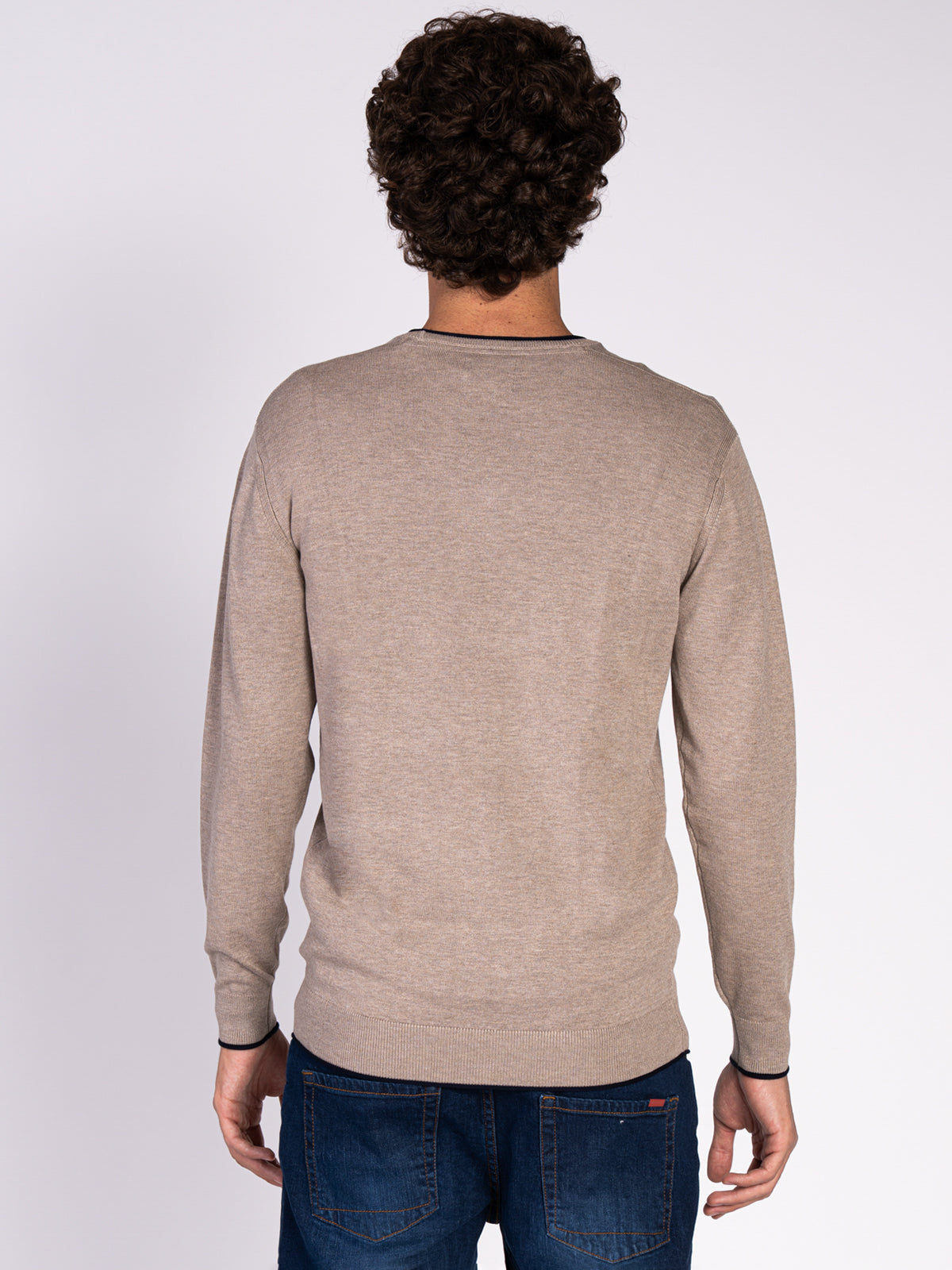 MAGLIA GIROCOLLO|Colore:Beige
