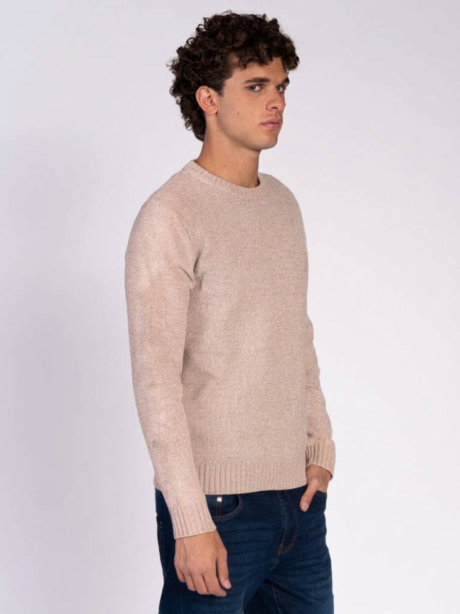 MAGLIA CINIGLIA RASATA|Colore:Beige