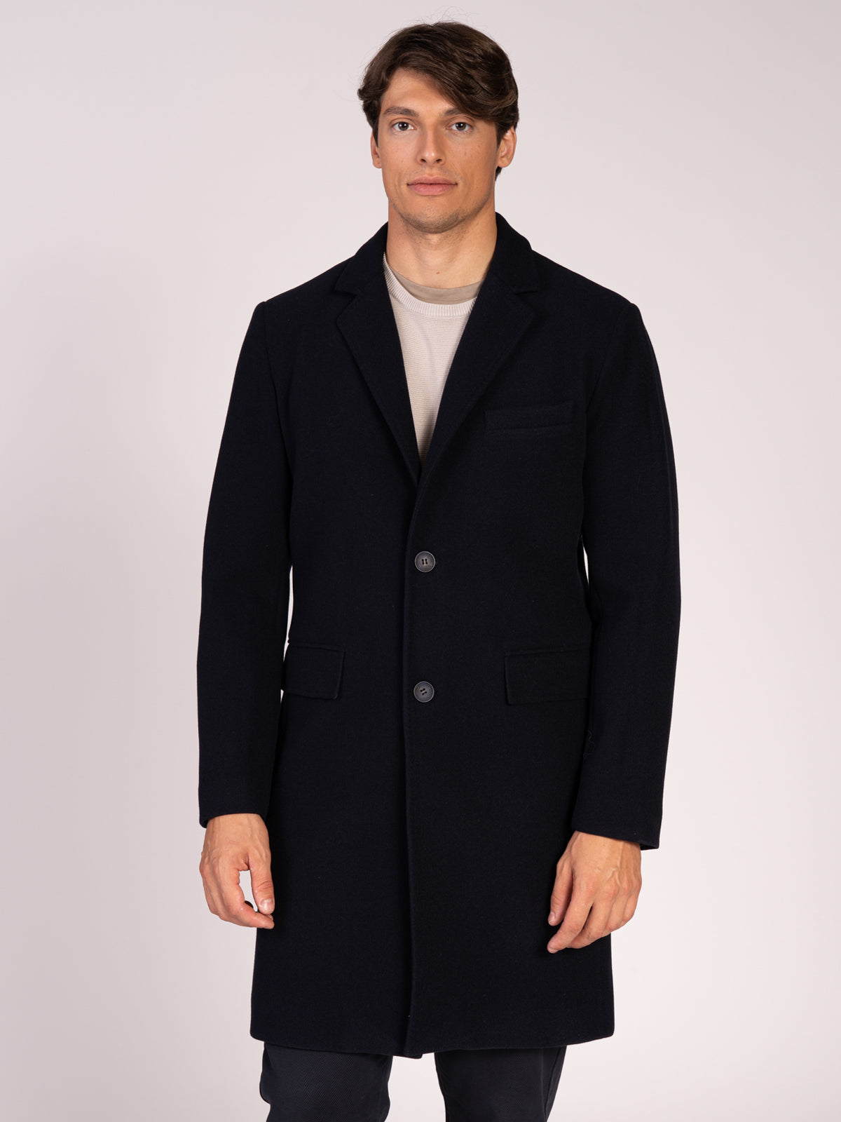 CAPPOTTO MONOPETTO|Colore:Blu