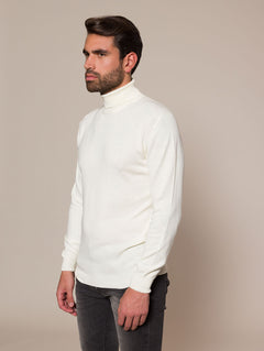 Maglia collo alto basic|Colore:Panna