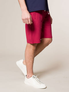 Shorts felpa|Colore:Bordeaux