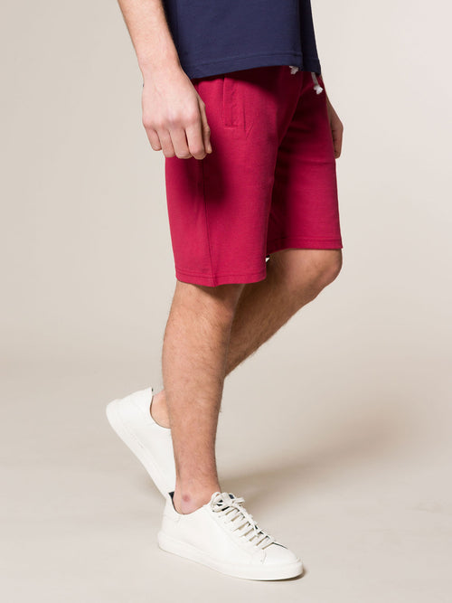Shorts felpa|Colore:Bordeaux