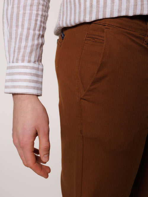 Pantaloni armaturato tasca America|Colore:Tegola